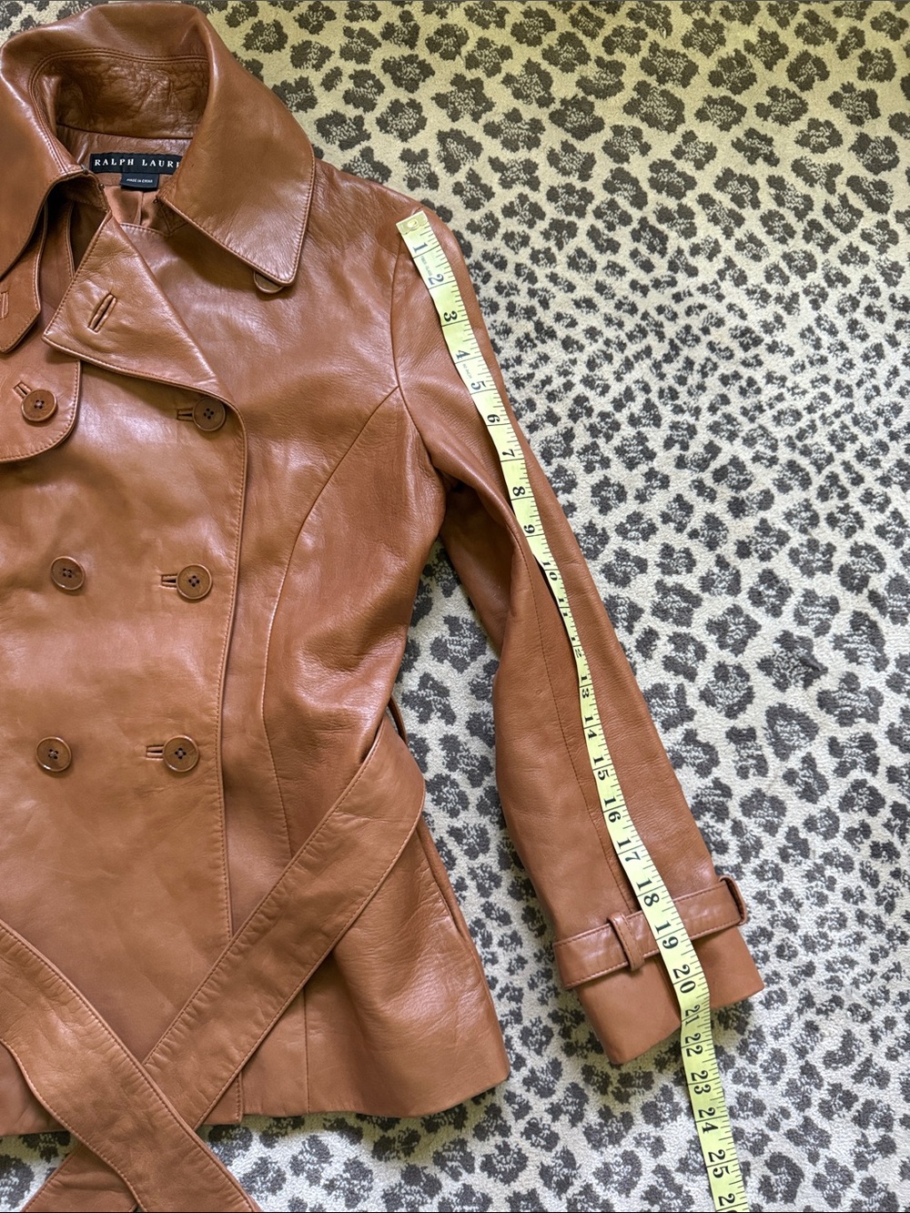 Ralph Lauren Black Label Lambskin Jacket - Picture 11 of 12